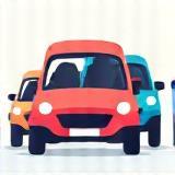 Icon of multiple cars for families and groups